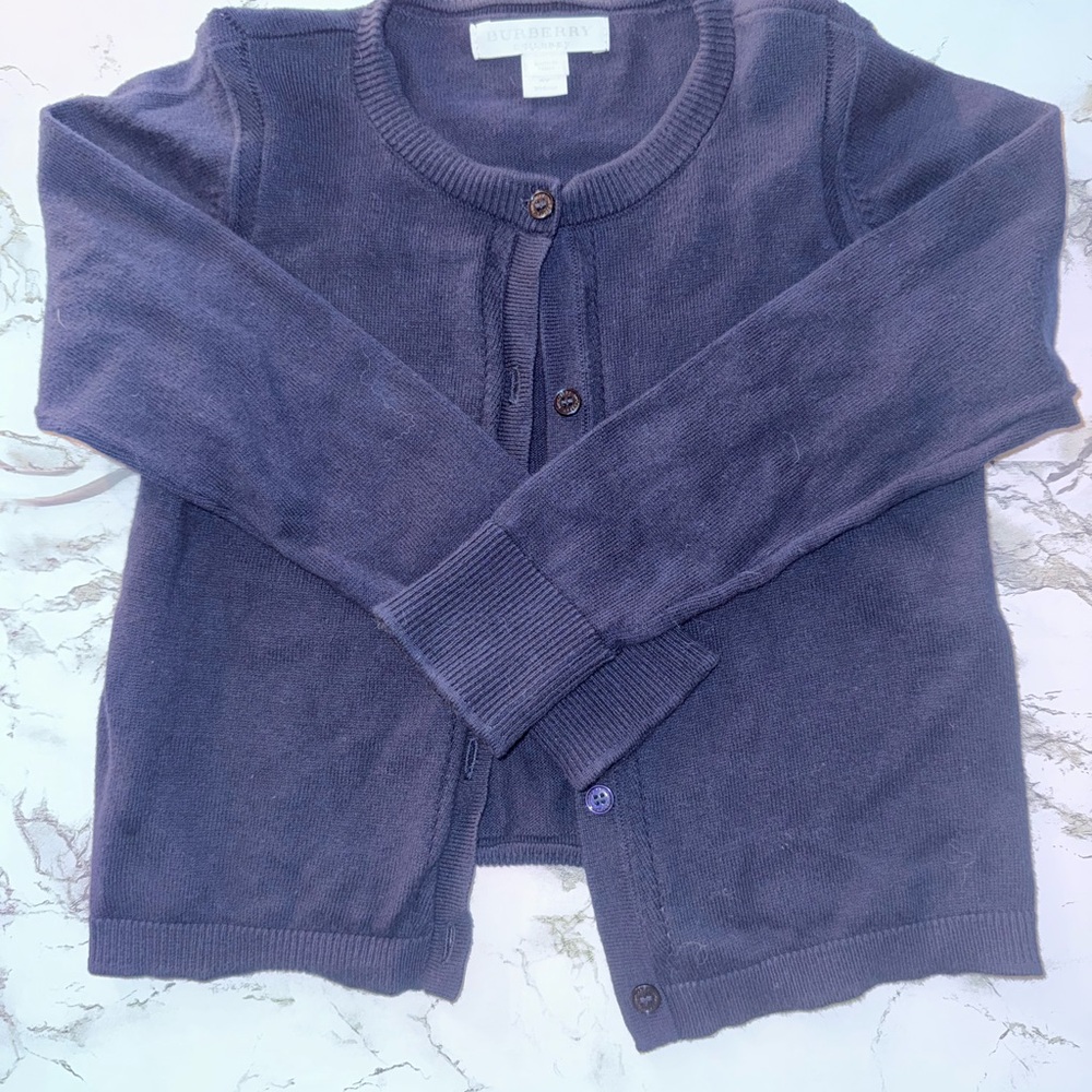 Burberry Children Navy Cardigan